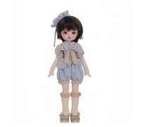 AMITD 1/6 BJD Doll Kawaii Ball Joint Doll Handmade Makeup 11.8 inch Collectible Cartoon Dress up Dolls The (Q)