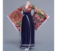 AMITD 1/6 Scale Figure Clothes Japanese Kimono Top+Skirt Outfit Costume for 30.5 inch Female Action Figure Phicen/TBLeague (Long Skirt C)