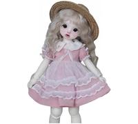 AMITD Bjd Doll Clothes,Fashions Cute Clothing,Dress Handmade,Suitable for 30-45" 1/4 and 1/6 BJD Dolls (K, 1/6)