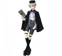 AMITD Bjd Dolls Male 1/4 Bjd Doll Ball Jointed Dolls Resin Handmade Makeup Collectable Action Figure The Best Gift Set (B)