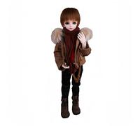 AMITD Bjd Dolls Male 1/4 Bjd Doll Ball Jointed Dolls Resin Handmade Makeup Collectable Action Figure The Best Gift Set (G)
