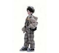 AMITD Bjd Dolls Male 1/4 Bjd Doll Ball Jointed Dolls Resin Handmade Makeup Collectable Action Figure The Best Gift Set (A)