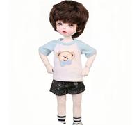 AMITD Bjd Dolls Male 1/6 Bjd Doll SD Doll Resin Handmade Makeup Collectable Action Figure The Best Gift Set (H)