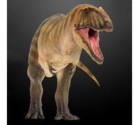 AMITD Carcharodontosaurus Gamba Figure Realistic Carcharodontosauridae Dinosaur PVC Collector Toys Animal Art Model Decoration Gift for Adult
