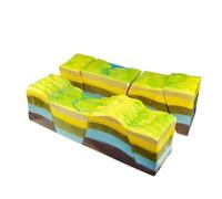 AMITD Geographic Tectonic Plate 3D Model Kit, Fault & Folded Land Models for High School & Primary Geography Teaching