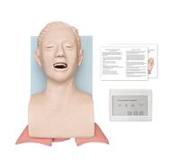 AMITD Modelo de intubación endotraqueal de PVC, entrenamiento oral/nasal, para educación y práctica
