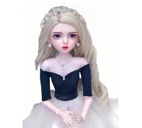 AMITD Muñeca BJD de 1/3 Muñeca Kawaii Move Joints Handmade Maquillaje Lindo 61 cm Collectible Cartoon Dress Up Dolls Best Gift (D)