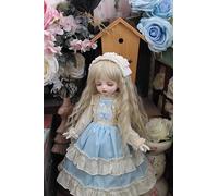 AMITD Ropa de muñeca BJD de 1/3 1/4 1/6, hecha a mano, a la moda y linda, adecuada para muñecas BJD SD de 11,8 en 18 pulgadas 24 (azul claro, 1/6)