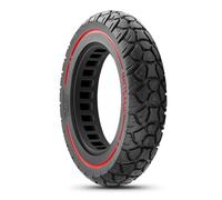 Amitor Rueda Maciza 10x2.125 para Patinete Ninebot F20/F30/F40/F65, Offroad Rueda Maciza 10 Pulgadas con Antipinchazos, Neumático de Repuesto 250x54 con Antideslizante y Antidesgaste（Slot 36）, 1PCS