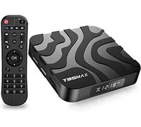 AMITVA 2023 Android TV Box 12.0, T95 MAX 4GB RAM 32GB ROM H618 Quad-Core Cortex-A53 Soporte Ultra HD 6K 4K HDR10 3D USB 2.0 Bluetooth 4.0 Dual-WiFi 2.4G/5G 100M, con Mini Teclado Inalámbrico,1gb+8gb