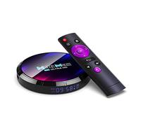 AMITVA Android 13.0 TV Box, H96 MAX 4GB RAM 64GB ROM RK3528 Quad-Core 64Bit con Dual-WiFi 2.4G/5.8 GHz Ultra HD 4K H.265 WiFi Home Decodificador,4gb+64gb