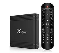 AMITVA Smart TV Box, X96 Air Android TV Box Android 9.0 Amlogic S905X3 4GB / 64GB 2.4G / 5G WiFi De Doble Banda 8K Decodificación De Video UHD 4K Reproductor Multimedia,2gb+16gb