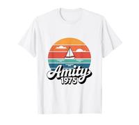 Amity 1975 Sunset - Velero Sunrise Summer Ocean Vacaciones Camiseta