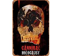 amiuayrta Cartel de metal clásico de película de terror clásico de caníbal Holocausto de 1980, 20,3 x 30,5 cm