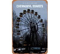 amiuayrta Chernobyl DiariesFunny Humorístico Bar Pub Home Vintage Horror Classic Metal Movie Poster Tin Sign 20.3 x 30.5 cm
