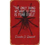 amiuayrta Franklin D Roosevelt Q6Funny Humorístico Bar Pub Home Vintage Horror Classic Metal Movie Poster Tin Sign 20.3 x 30.5 cm
