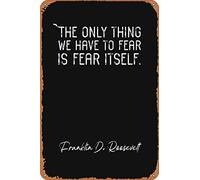 amiuayrta Franklin D Roosevelt Q6Funny Humorístico Bar Pub Home Vintage Horror Classic Metal Movie Poster Tin Sign 20.3 x 30.5 cm