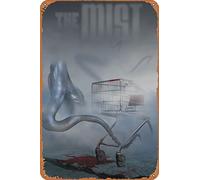 amiuayrta Stephen King The MistFunny - Cartel de metal con texto en inglés "Bar Pub Home" clásico de terror clásico, 20,3 x 30,5 cm