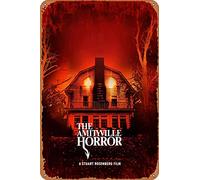 amiuayrta The Amityville HorrorFunny HumorFunny Bar Pub Home Vintage Horror Classic Metal Movie Poster Tin Sign 20.3 x 30.5 cm