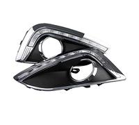 AMIUHOUN 1 par de luces de circulación diurna con agujero de lámpara antiniebla para IX35 2010-2013