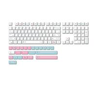 AMIUHOUN 132 teclas XDA PBT Sub Weather Theme English Keycap para teclado mecánico Cherry Mx Switch