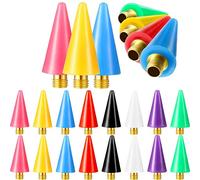 AMIUHOUN 16 puntas de repuesto para uñas de diamantes de imitación para puntear uñas a joyas de gemas de uñas