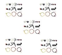 AMIUHOUN 170 piezas, incluyendo púas de guitarra, cejilla, cuerdas de guitarra acústica, bobinador de cuerda 3 en 1, de puente, sillín de puente de hueso de 6 cuerdas