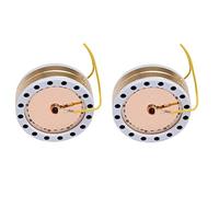 AMIUHOUN 2 cápsulas de núcleo de diafragma de micrófono de 34 mm de diámetro para micrófono condensador de grabación de estudio