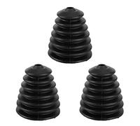 AMIUHOUN 3 piezas Drill colector de polvo de goma protector de polvo eléctrico taladro colector de polvo taladro herramienta eléctrica accesorios negro