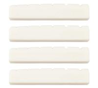 AMIUHOUN 4 puentes para guitarra de hueso marfil, hueso, tuerca, silla de montar acústica