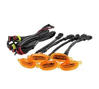 AMIUHOUN 5 luces LED para parachoques delantero de coche, luz de circulación diurna DRL para SUV 20142020