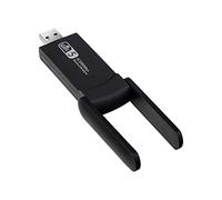 AMIUHOUN Adaptador USB WiFi 5 de 1200 Mbps 5G/2.4GHz USB3.0 Wi-Fi Dongle inalámbrico 802.11Ax Tarjeta de red inalámbrica