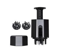 AMIUHOUN Aplicador 2 en 1 para cabelludo, peine líquido fijo para el tratamiento del cabelludo, aceite etérico, peine para el crecimiento del cabello, masajeador de suero de crecimiento