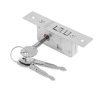 AMIUHOUN Cerradura/puerta, Cerradura de gancho de puerta corredera, Cerradura de aluminio de la cerradura, Puerta de cristal del, Robusta, accesorios de puerta