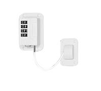 AMIUHOUN Contraseña mejorada ventana cerradura niños seguridad seguridad protección niños refrigerador cerradura puerta limitador