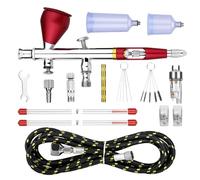 AMIUHOUN Copas de líquido de aerógrafo de doble acción, boquilla de extracción rápida para modelo de coche, pintura de bricolaje, maquillaje, arte de uñas, decoración de pasteles, fácil de instalar,