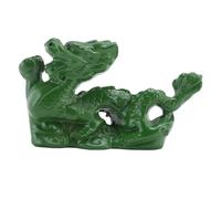 AMIUHOUN Estatua de dragón, Figura de dragón de Madera, 2024 Verde del Zodiaco