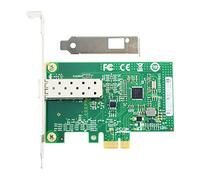 AMIUHOUN I210AS Chip PCIE X1 Gigabit de un solo puerto SFP tarjeta de red de fibra óptica para servidor de escritorio I210-F1/1SFP