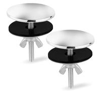 AMIUHOUN Juego de tapas de acero inoxidable para agujeros de de cocina de 5 cm, para evitar fugas