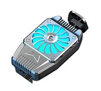 AMIUHOUN Juego de teléfono móvil para Android y ventilador de refrigeración recargable, color plateado