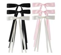 AMIUHOUN Lazos para el pelo, pinzas para el pelo con para mujer, lazos para el pelo para mujeres, 1 juego F