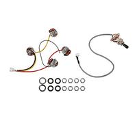 AMIUHOUN Lp Pastillas de Guitarra Eléctrica Circuito ArnéS de Cableado 2T2V 500K Potes Interruptor de 3 VíAs para Guitarra Estilo de Guitarra