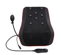 AMIUHOUN Masajeador de cintura, coche, masajeador portátil, masajeador de relajación muscular, masaje térmico, masaje de cuello, enchufe de la UE, duradero, fácil instalación, fácil de usar