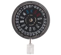 Amiuhoun Movimiento NH36 Crown at 3.8 O'Clock Reloj Mecánico Reemplazo Movt para Diver's Mod Sub 24 Jewels Negro Fecha, Font, Le Noir, police blanche