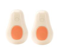 AMIUHOUN Peine de masaje eléctrico de limpieza en seco sin agua para gatos, peine de masaje de frutas, peine de masaje de aguacate, 1 juego