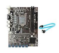 AMIUHOUN Placa base B250C 12P para LGA1151 12 USB 3.0 PCIE ranura GPU + cable de red RJ45 (color y apariencia aleatorios)
