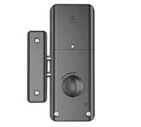 AMIUHOUN Smart Tuya App - Cerradura de tarjeta IC para puerta de madera, cerradura Bluetooth, cerradura electrónica de puerta, sin taladro, instalación oculta en interiores