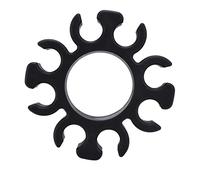 AMIUHOUN Soporte para batería V TD 38 mm de silicona, color negro