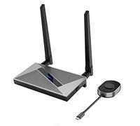 AMIUHOUN Transmisor inalámbrico compatible, adaptador extensor inalámbrico USB-C, proyector HDTV para smartphone, laptop, negocios