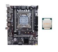 AMIUHOUN X99 LGA2011-3 - Placa base para computadora compatible con memoria RAM DDR4 ECC de doble canal con kit de CPU Xeon E5-2650 V3